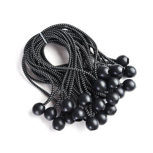 9 25PCS Set Ball Bungee/Black 9 25PCS Set Ball Bungee/Black